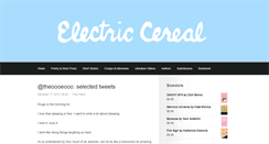 Desktop Screenshot of electriccereal.com