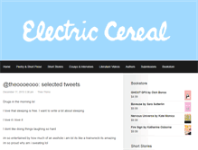 Tablet Screenshot of electriccereal.com